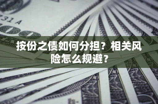济南按份之债如何分担?相关风险怎么规避? 济南按份之债如何分担?相关风险怎么规避?